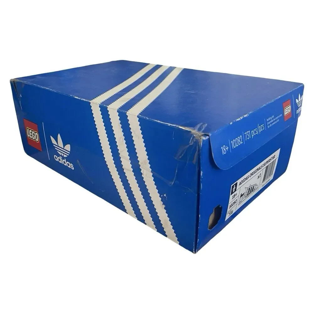 LEGO Icons: Adidas Originals Superstar (10282) Complete *Damaged Box - READ